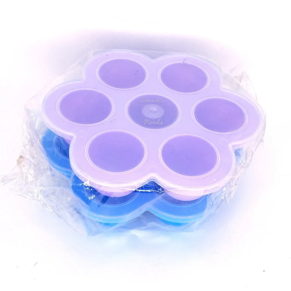 NEW Sensible Needs Silicone Egg‎ Bite Mold 2pc Instant Pot Muffin Prep BPA Free